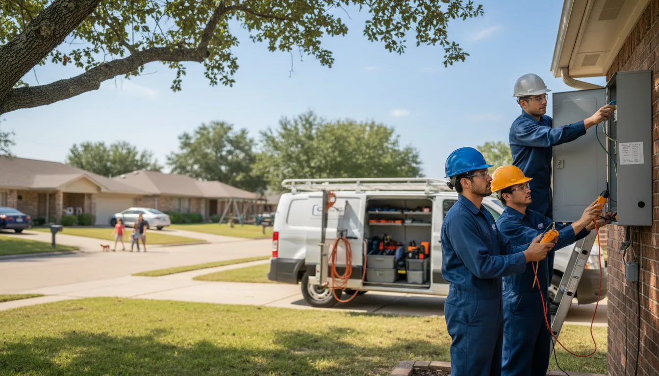 Certified electrician providing emergency electrical services in Okmulgee, OK